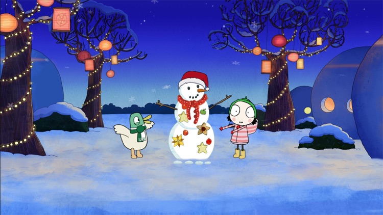 Sarah & Duck: Build a Snowman screenshot-4