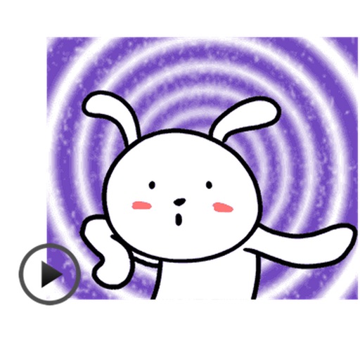 Animated Funny Rabbit Sticker