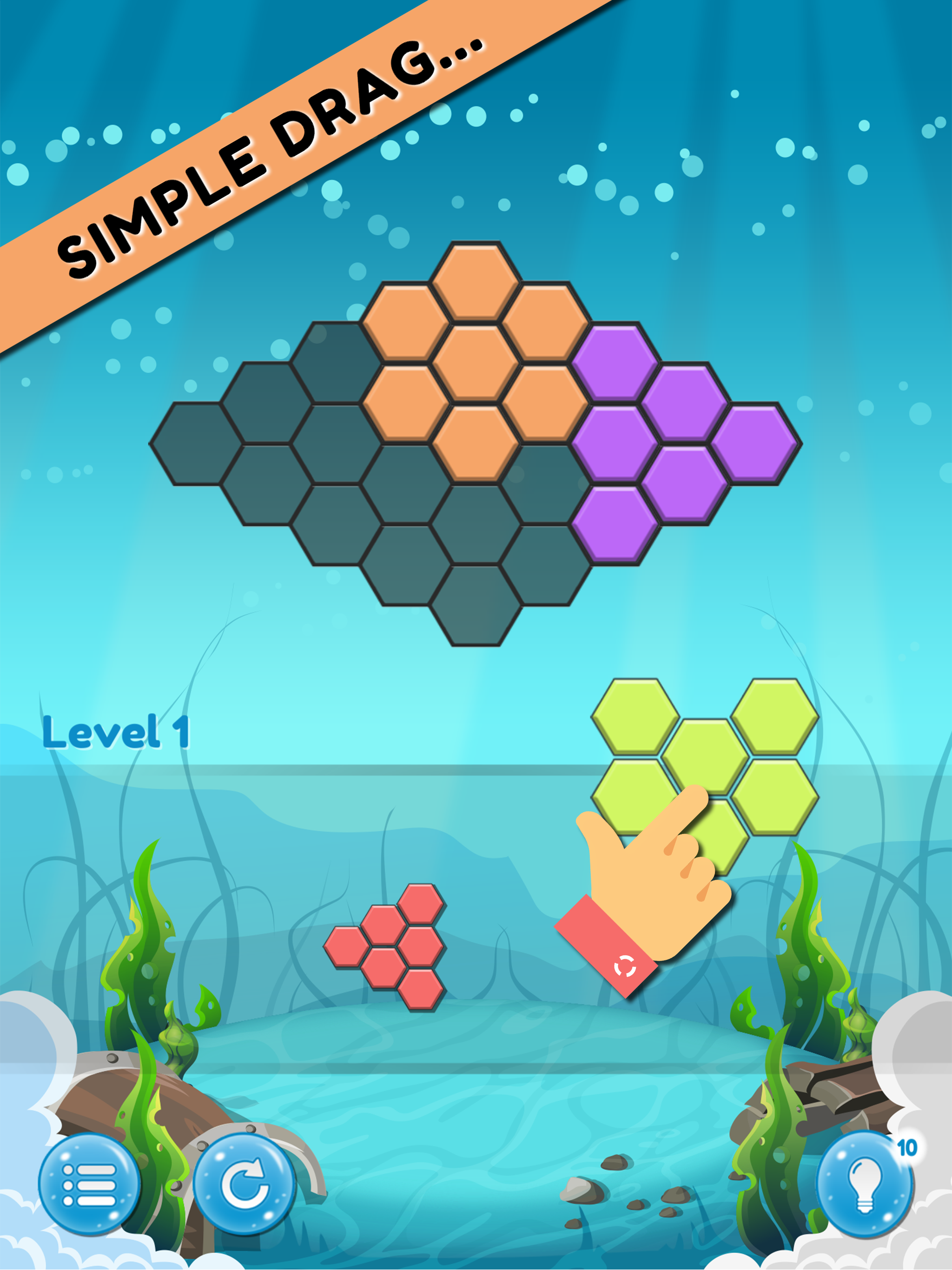 Block Merger - One Hexa Puzzle screenshot 7