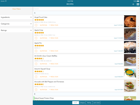Screenshot #6 pour Menu Planner
