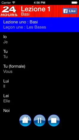 Game screenshot In 24 Ore Impara il francese hack