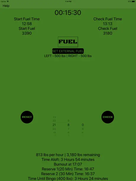 Mil Fuel Check