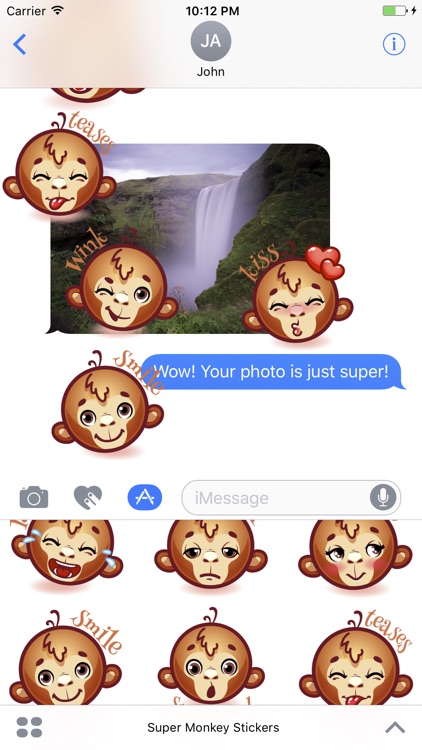 Super Monkey Stickers screenshot-3