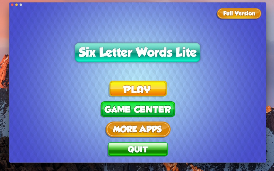 Six Letter Words Lite - 1.0 - (macOS)