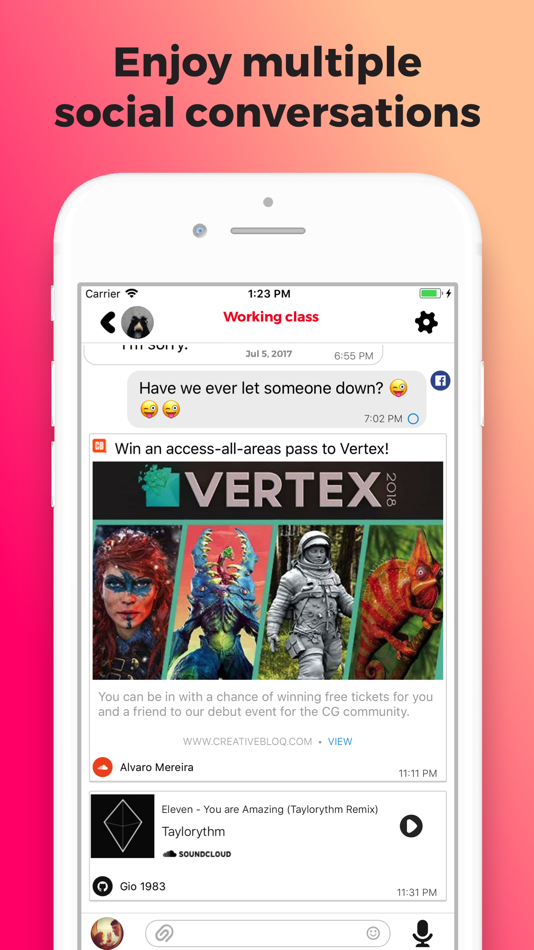 #4. Open messenger (iOS) 由: GDVerse SRL