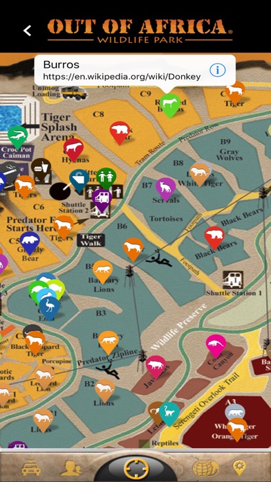 Out of Africa Wildlife Park iPhone screenshot 4 - Entertainment app