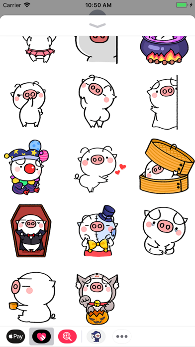Fatty Pig Animated Stickers screenshot 3