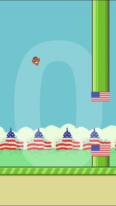 Flappy Fly - Obama edition screenshot 2