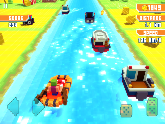 Blocky Highway iPad app afbeelding 2