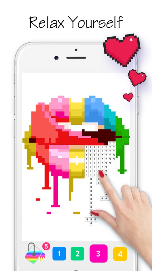 #1. Coloring Life -Number Coloring (iOS) Bởi: Metajoy