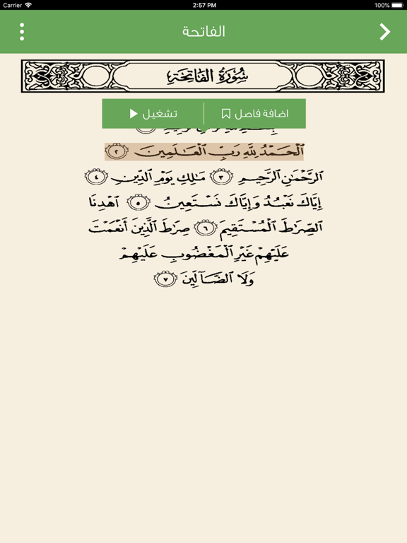 مصحـف المدينة المنورة iPad screenshot 5 - Book app