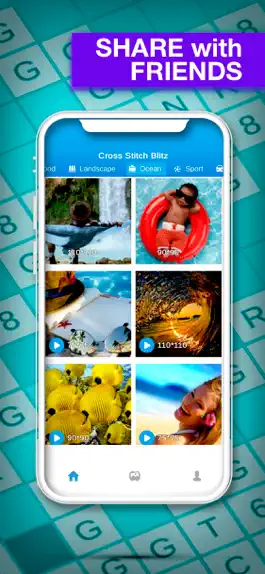 Game screenshot Cross Stitch Blitz apk
