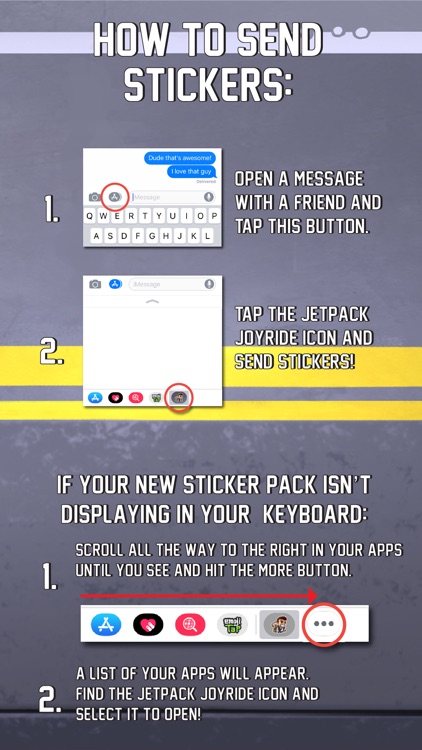 Jetpack Joyride Stickers 2 screenshot-4