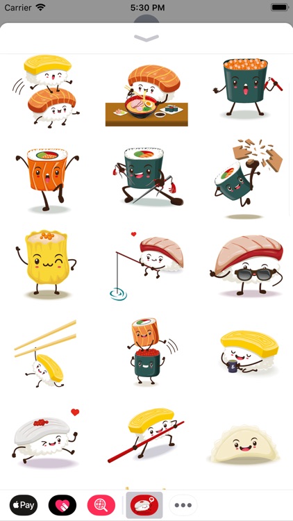 Funny Sushi Stickers