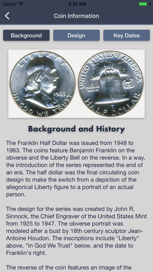 Franklin Half Dollars - Coin Collection Tracker(圖2)-速報App