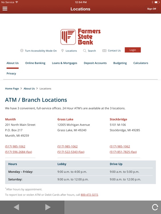 FarmerStateBank for iPad screenshot-4