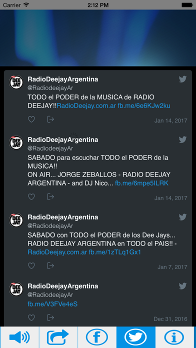 Radio Deejay screenshot
