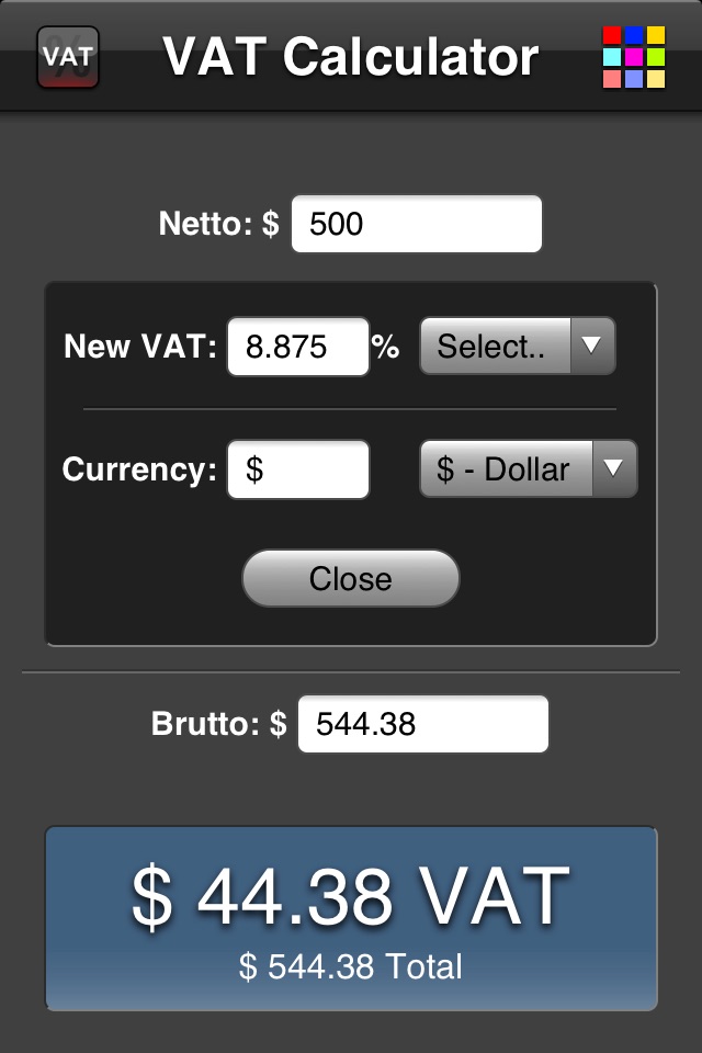 VAT Calculator screenshot 2