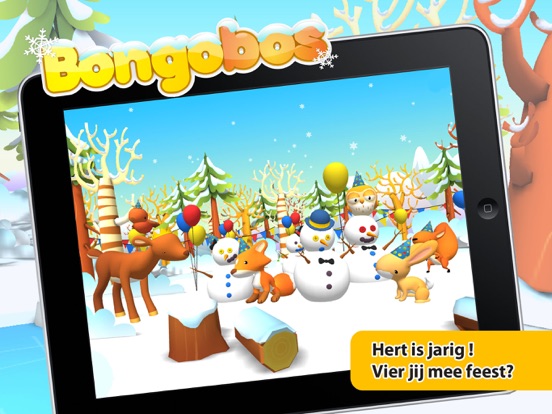 Bongobos Winter iPad app afbeelding 1