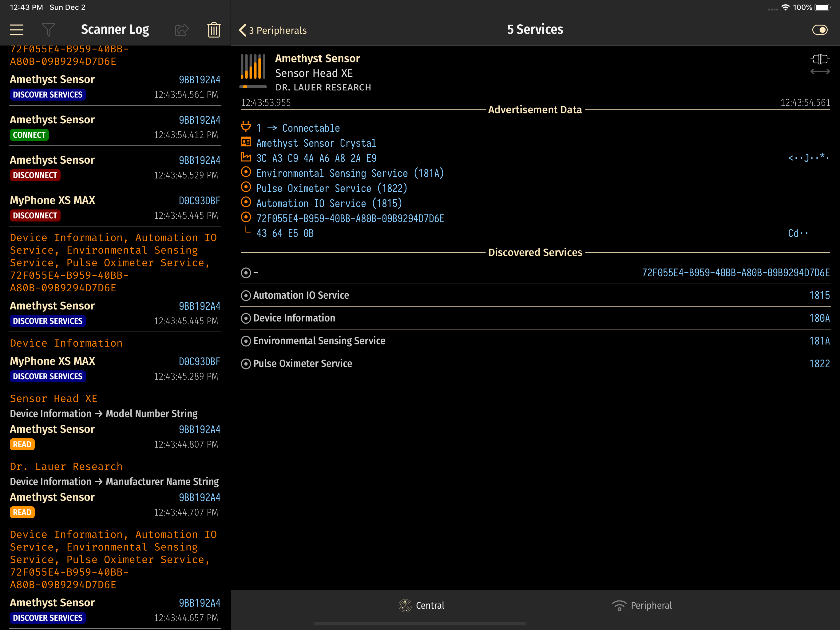 BLE Laboratory Pro