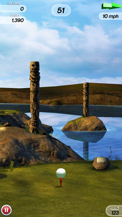 Screenshot #2 pour Flick Golf!