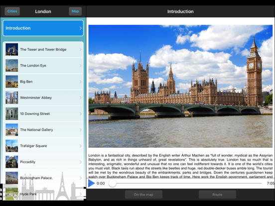 Screenshot #6 pour Audio guides touristique