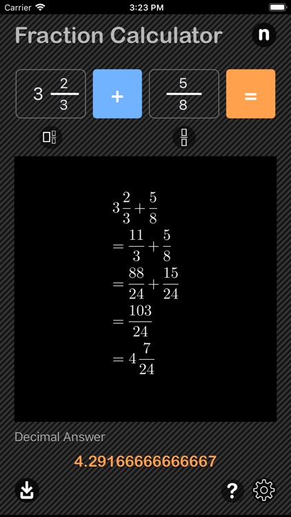 Fraction Calculator - Math