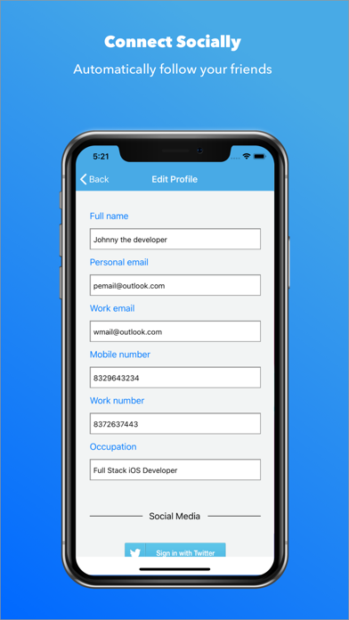 Connect Contact app screenshot 2