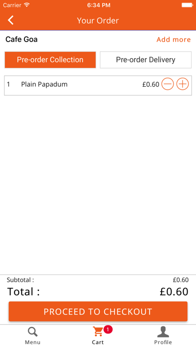 How to cancel & delete Cafe Goa from iphone & ipad 3
