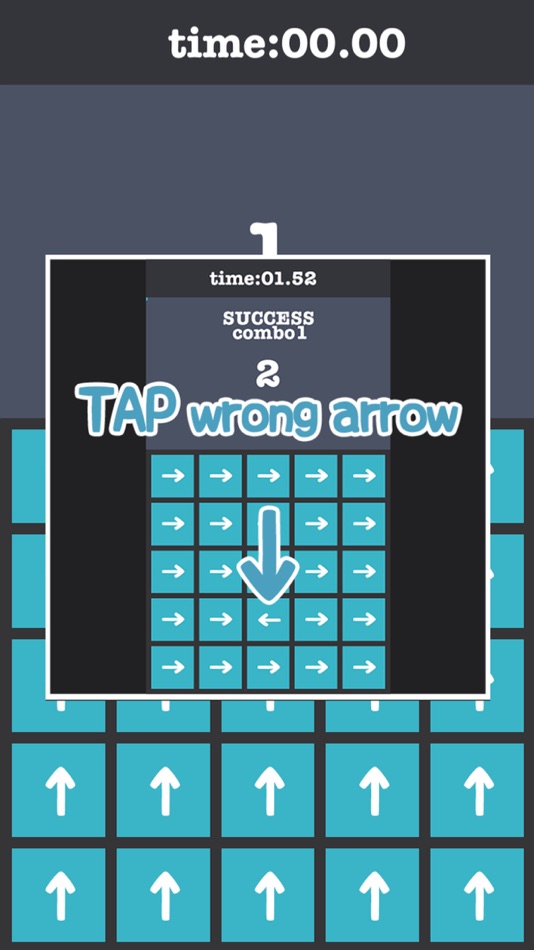 #1. Difficult Wrong Arrow (iOS) By: Hirofumi NAKANO