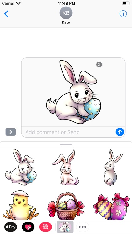 Easter Stickers | Comic Style