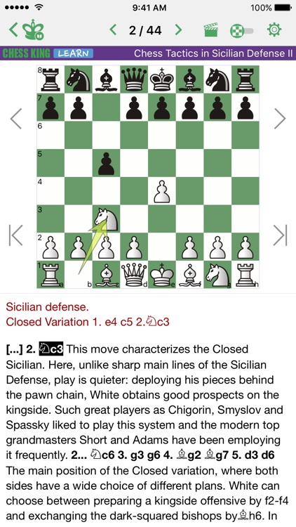 Chess Tactics. Sicilian Def. 2