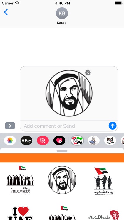 ستكرات العيد الوطني الإماراتي screenshot-3