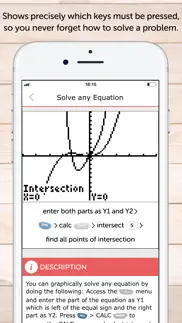 ti 84 graphing calculator man. iphone screenshot 3