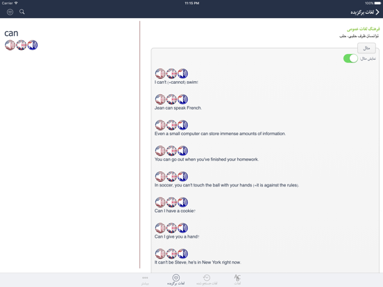 Screenshot #4 pour Hooshyar English Dictionary