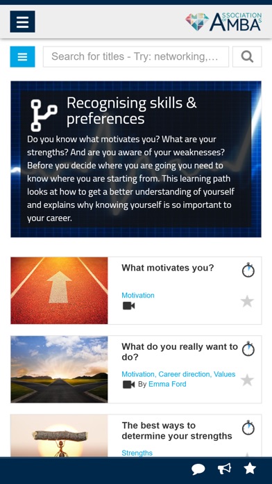 AMBA Career Centre screenshot 2