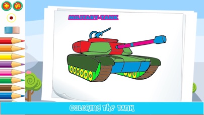 Tank Coloring Pages screenshot 2