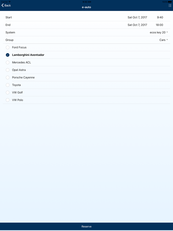 App screenshot
