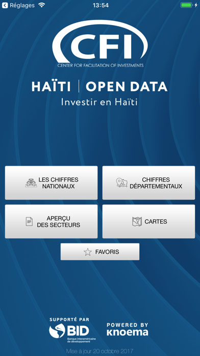 Screenshot #1 pour Investir en Haïti | Open Data