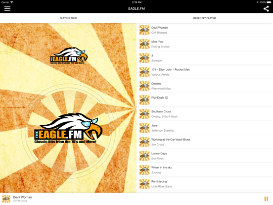 Screenshot #4 pour EAGLE.FM
