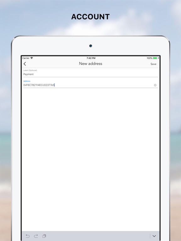 Screenshot #5 pour EthereumClassic address viewer