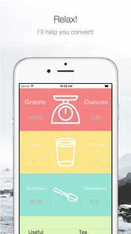 Game screenshot Convert grams, oz, cups,spoons mod apk