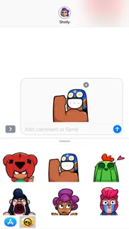 brawl stars animated emojis iphone screenshot 2