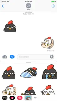 How to cancel & delete funny chicken animated sticker 3