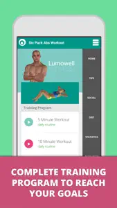 Six Pack Abs Workout screenshot #1 for iPhone