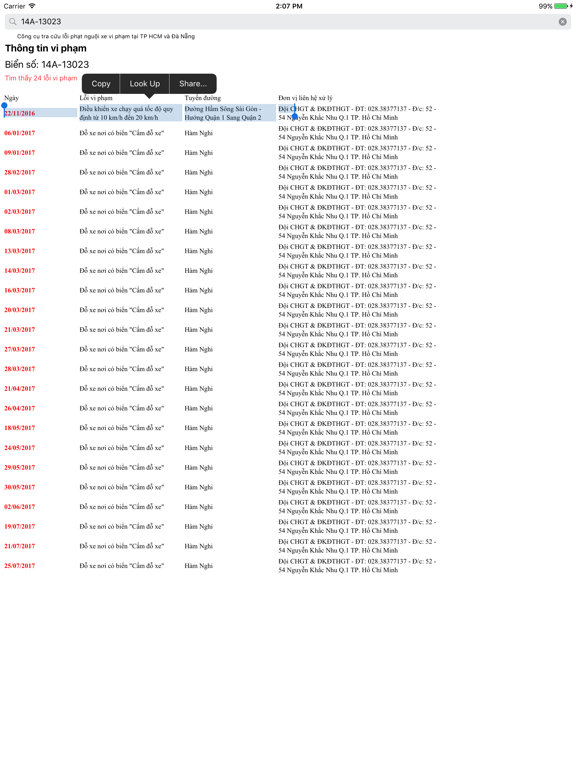 Screenshot #6 pour Kiểm tra phạt nguội Oto