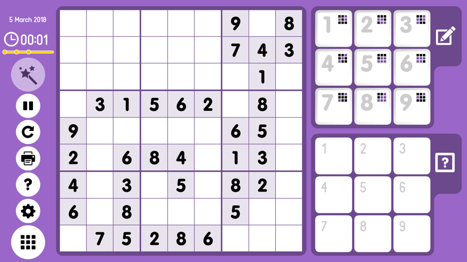 #2. Cool Online Sudoku (iOS) 由: Denis Sokolov