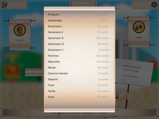 Screenshot #5 pour Lingua Latina Nouns: Academia