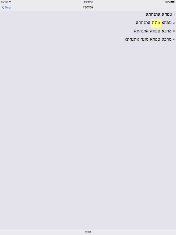 PocketTorah Trope iPad screenshot 3 - Education app