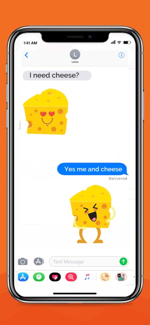 Animated Cheese Love Emoji(圖4)-速報App